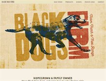Tablet Screenshot of blackdogsfarm.net